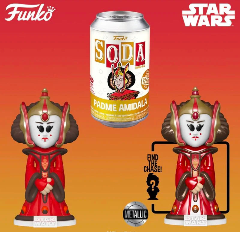 Funko Vinyl SODA: Padme Amidala 12,500 Limited Edition (1 in 6 Chance at Chase)