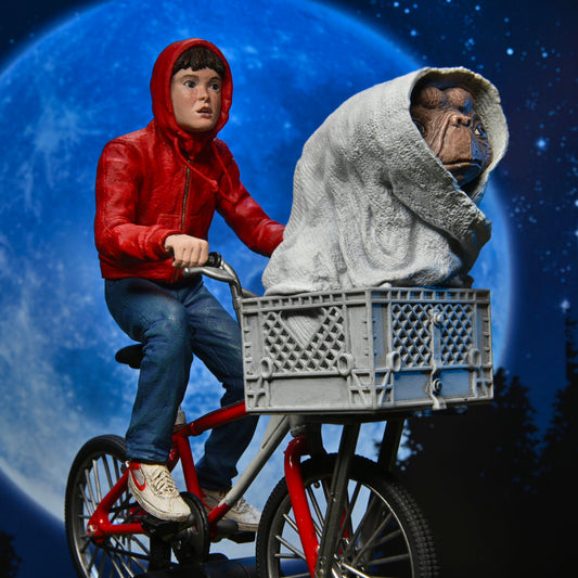 NECA: E.T. - Elliot & E.T. on Bicycle 7" Tall Action Figure