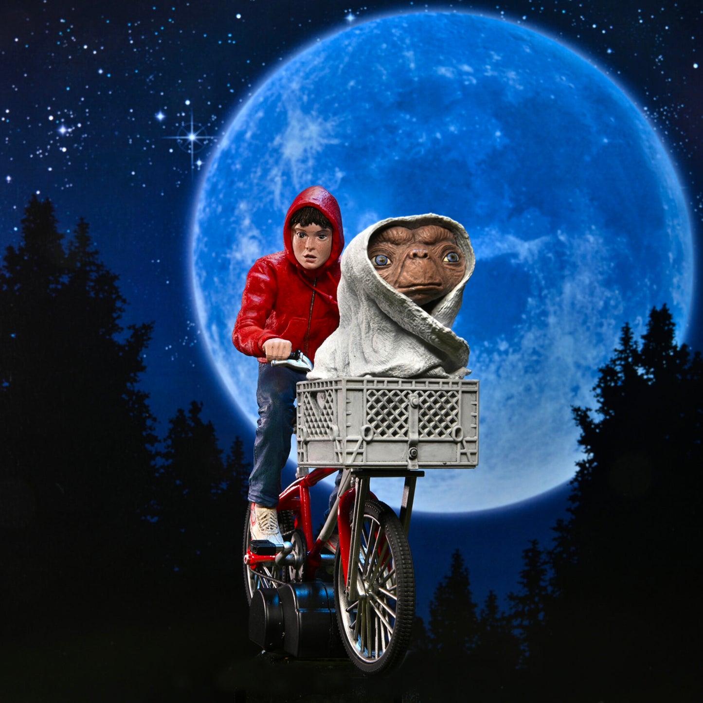 NECA: E.T. - Elliot & E.T. on Bicycle 7" Tall Action Figure