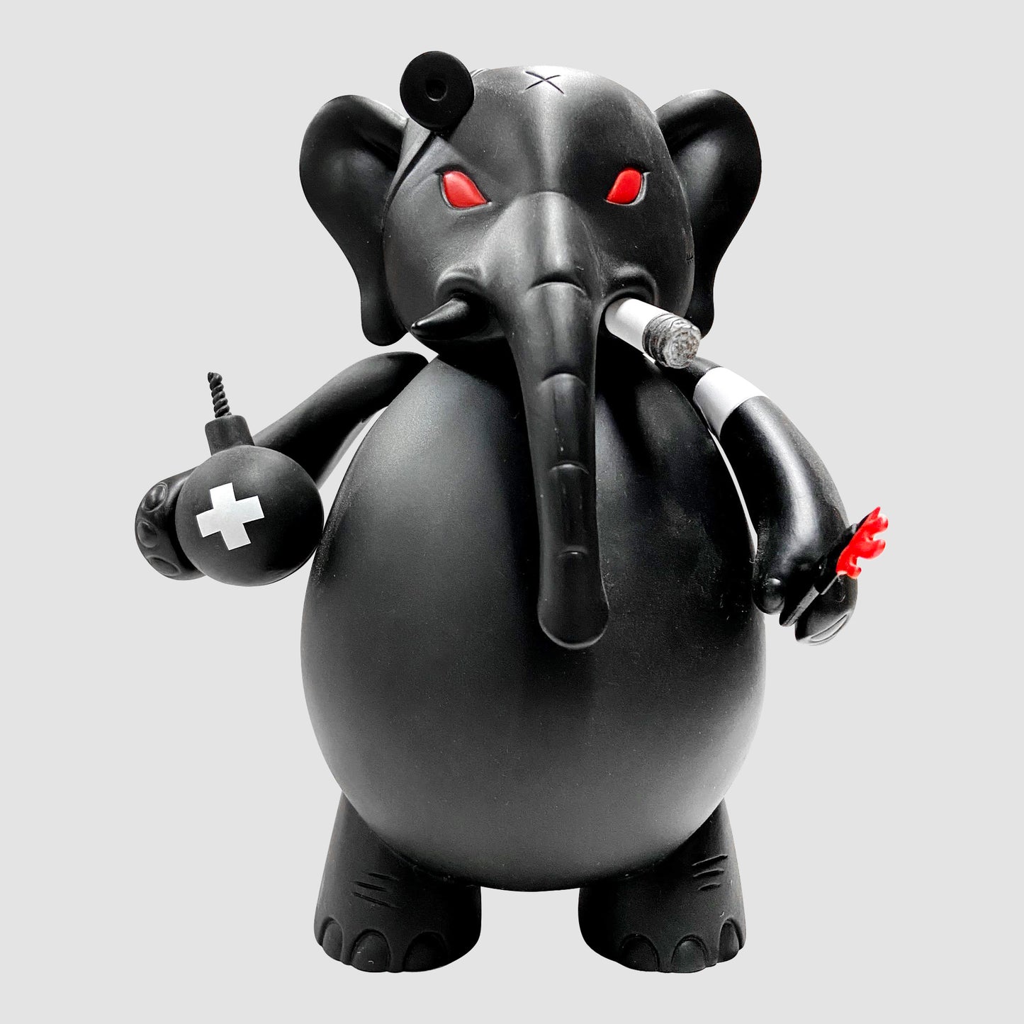 TOY2R: Frank Kozik - Dr. Bomb PX Black 8" Vinyl Figure