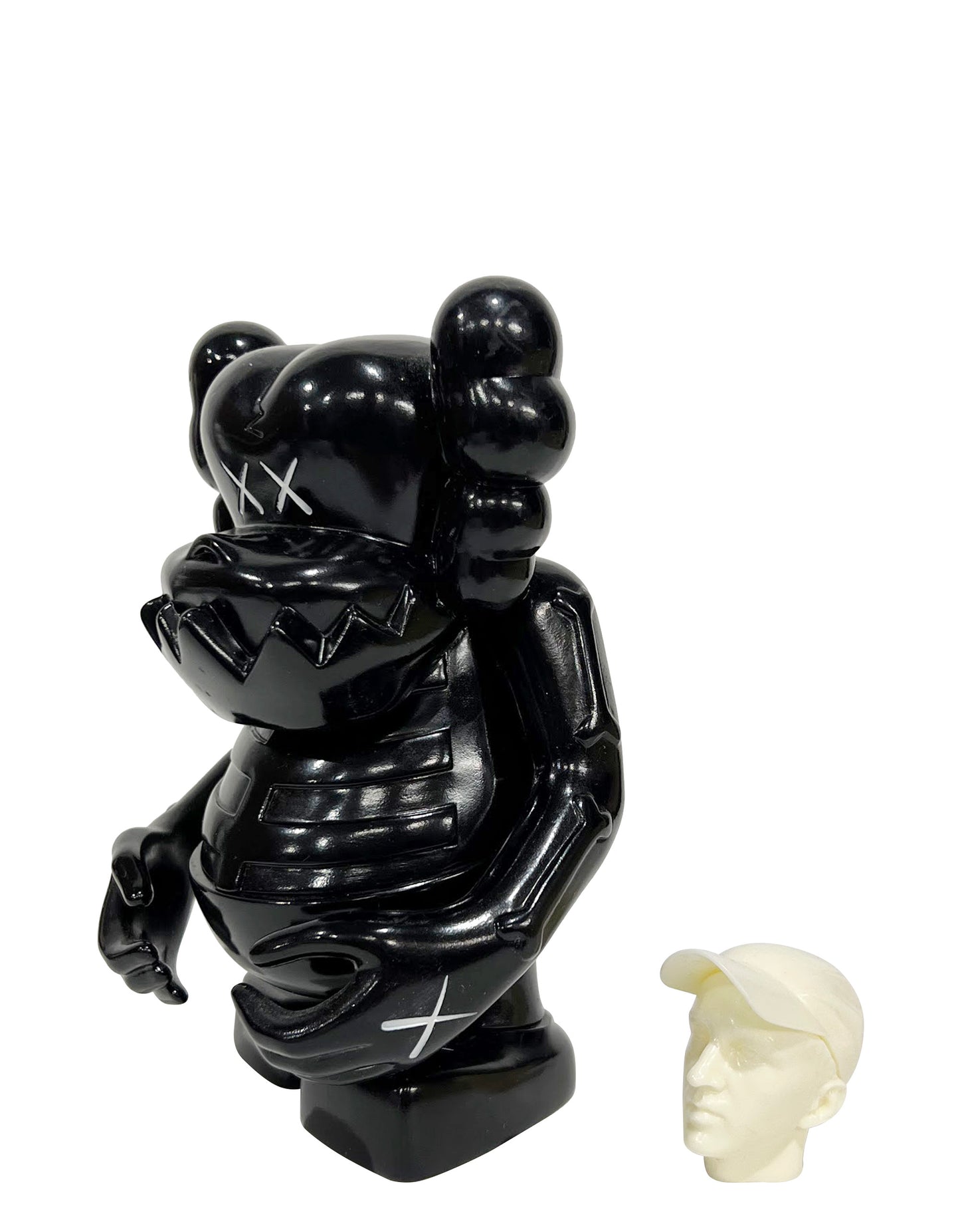 KAWS x Bounty Hunter - Skull Kun Black, 2006