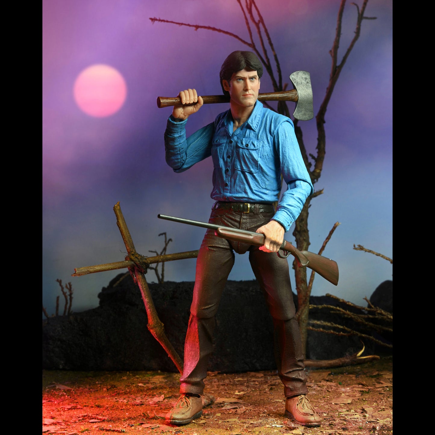 NECA: The Evil Dead - 40th Anniversary Ultimate Ash 7" Tall Action Figure