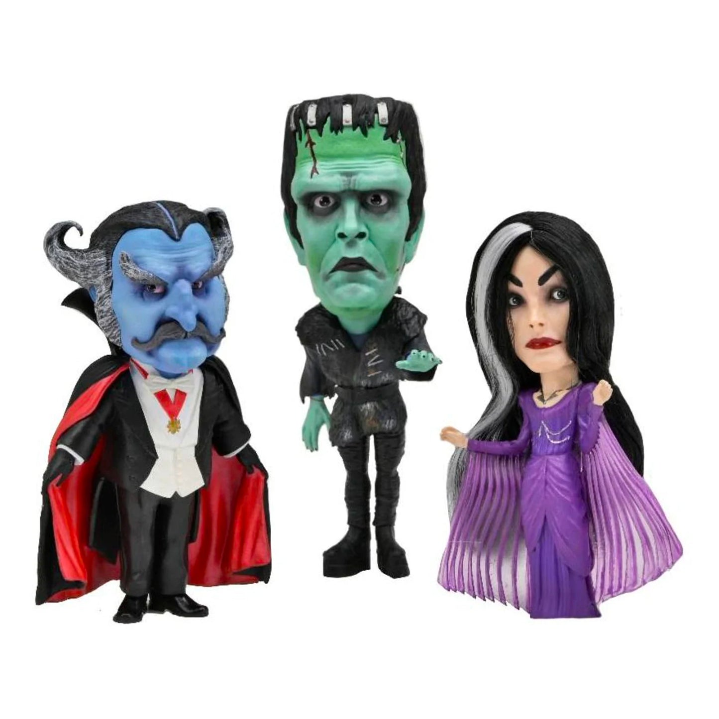 NECA: Rob Zombie's The Munsters (2022) Little Big Head 3-Pack