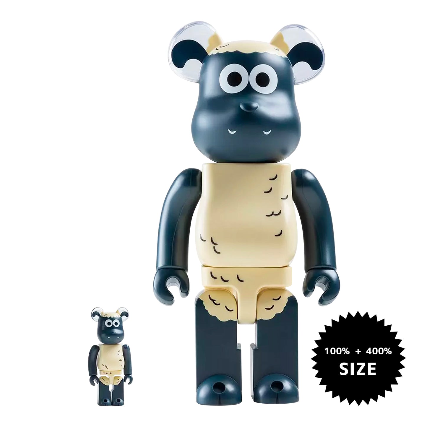 MEDICOM TOY: BE@RBRICK - Shaun the Sheep 100% & 400%