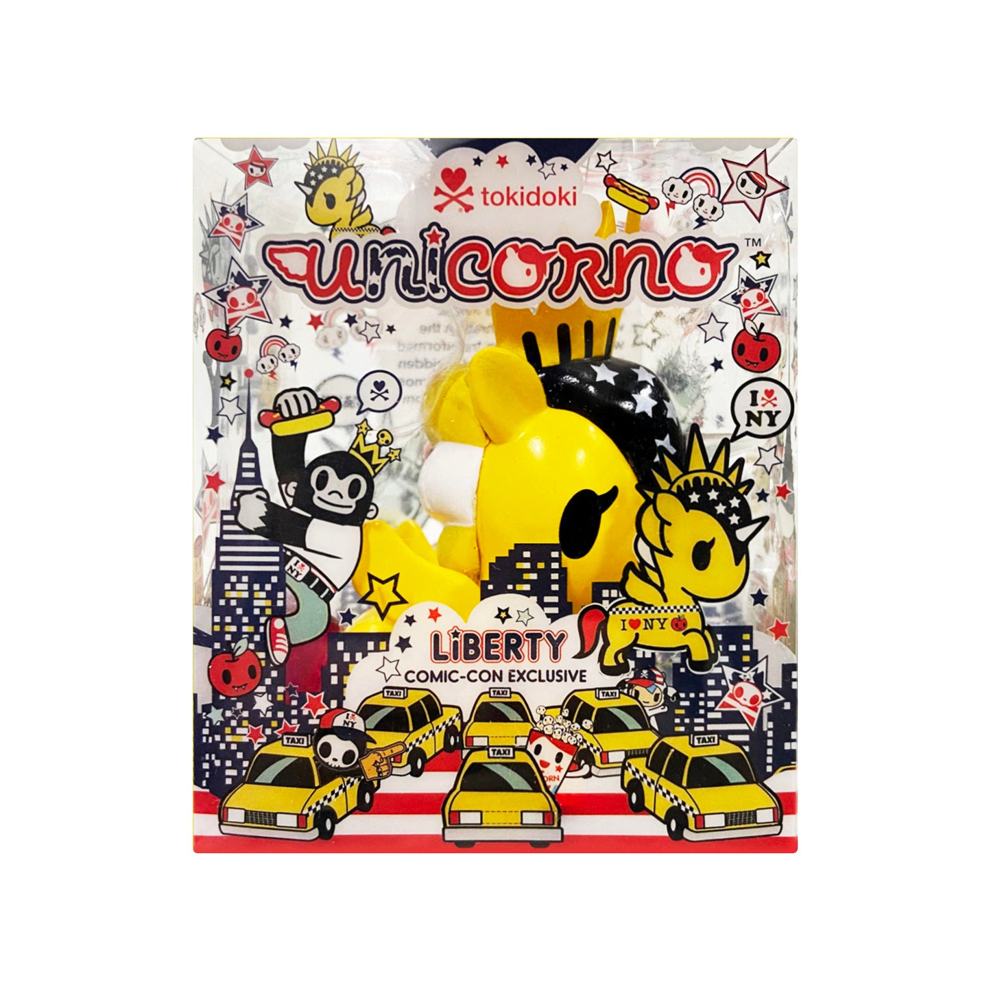 Tokidoki - Liberty Unicorno Taxi Yellow 3" Vinyl Figure