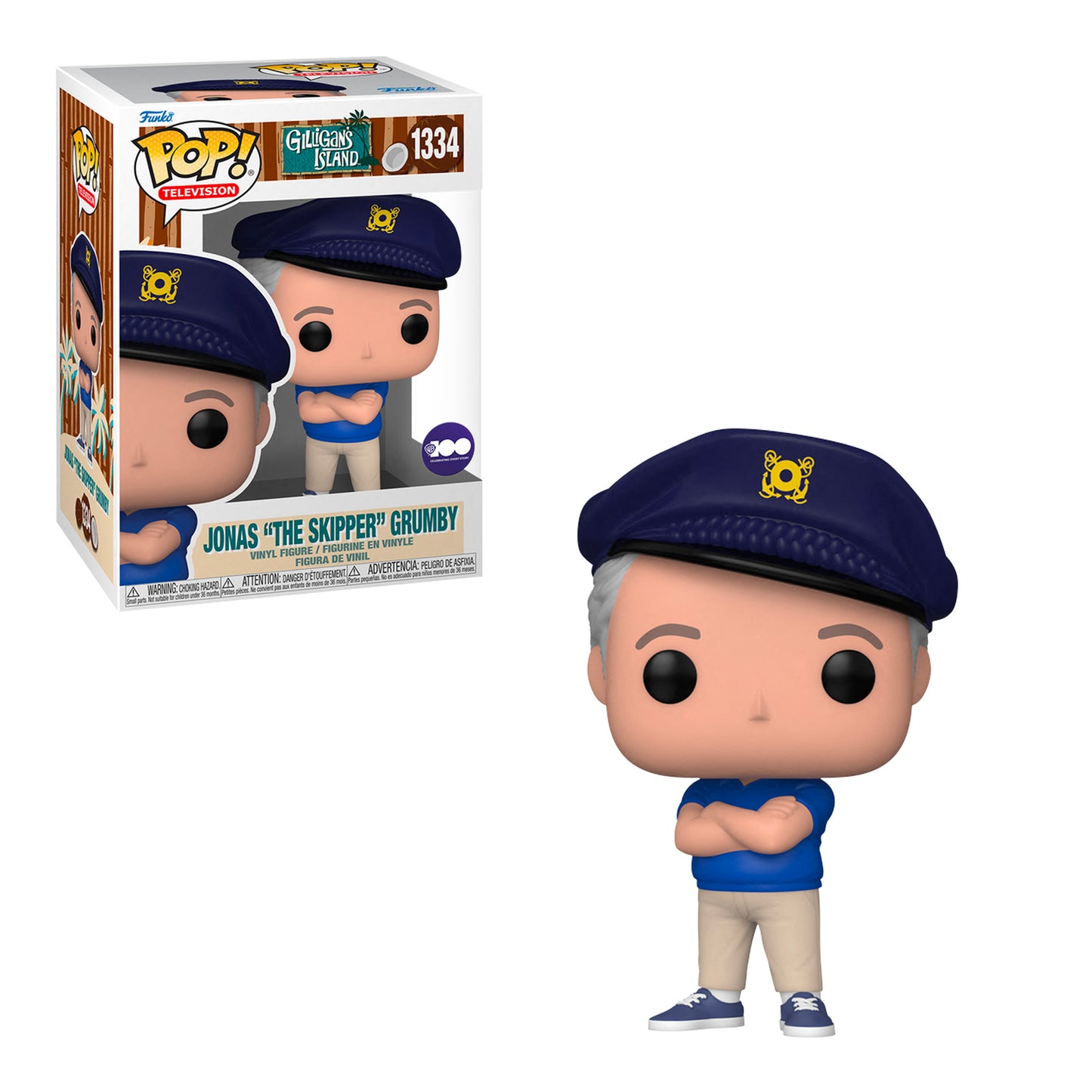 Funko Pop! Television: Gilligan's Island - Jonas "The Skipper" Grumby #1334