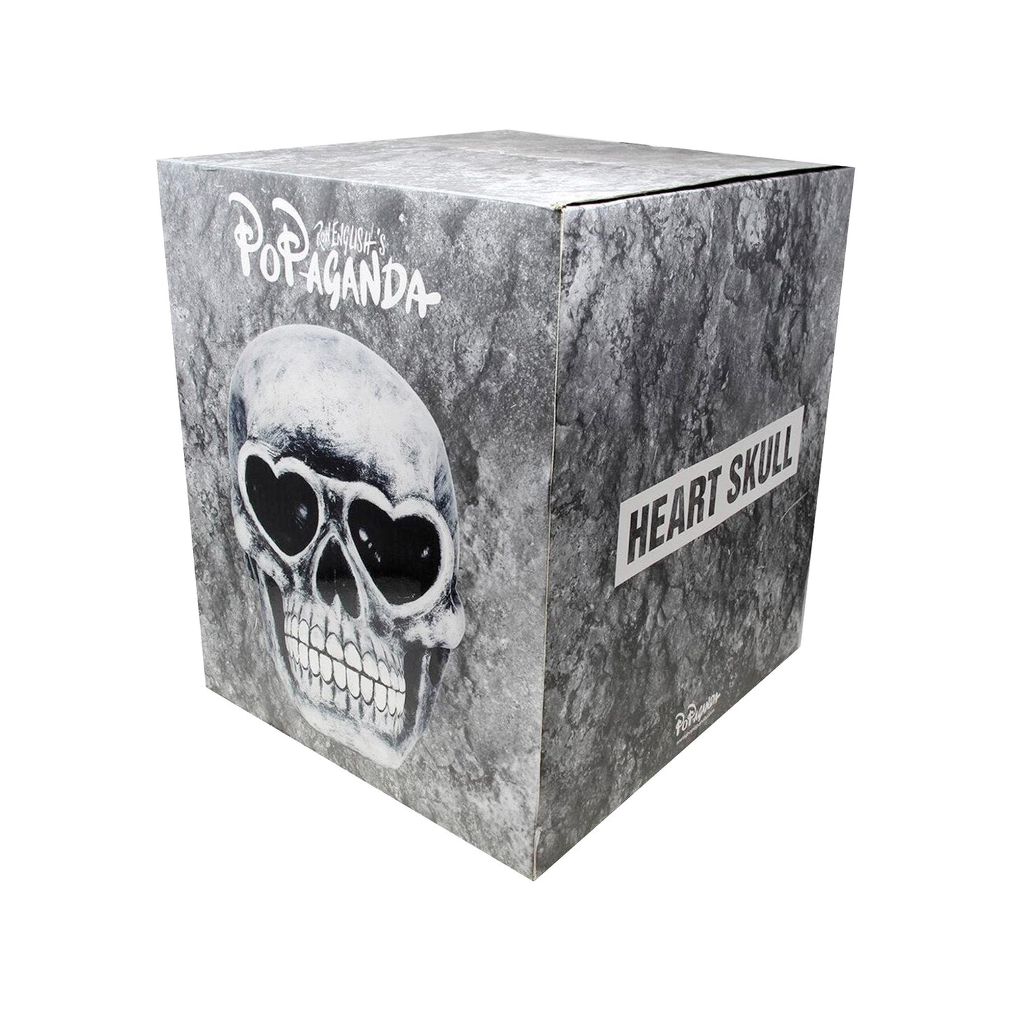 Ron English x BAIT x Collectormates: Popaganda - Heart Skull Gray Convention Exclusive