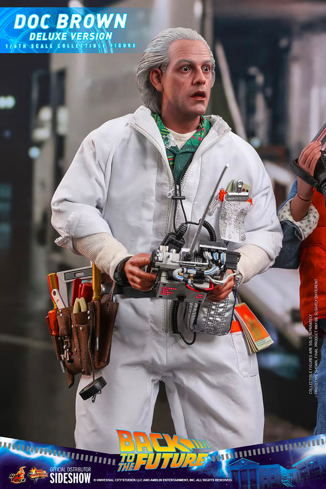 Hot Toys x Sideshow Collectibles: Back to the Future - Doc Brown (Deluxe Version) Sixth Scale Figure