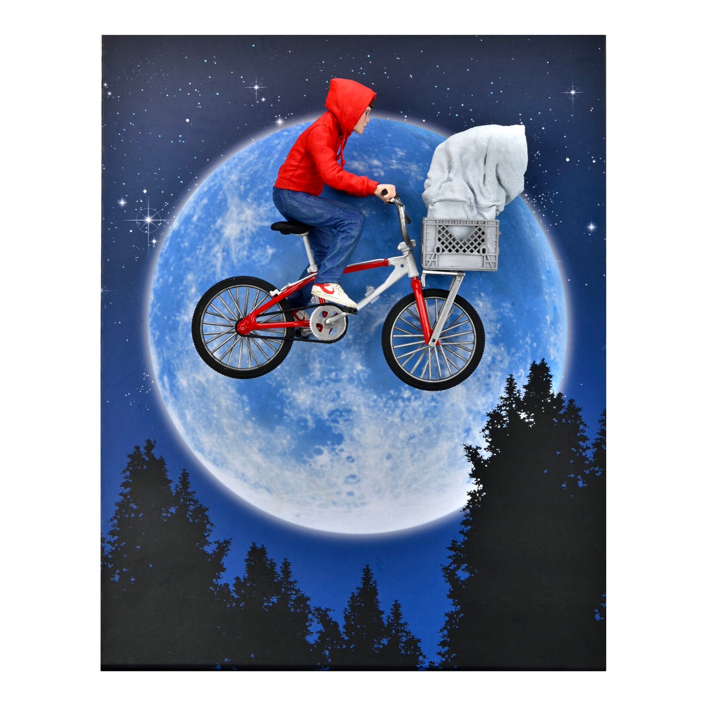 NECA: E.T. - Elliot & E.T. on Bicycle 7" Tall Action Figure