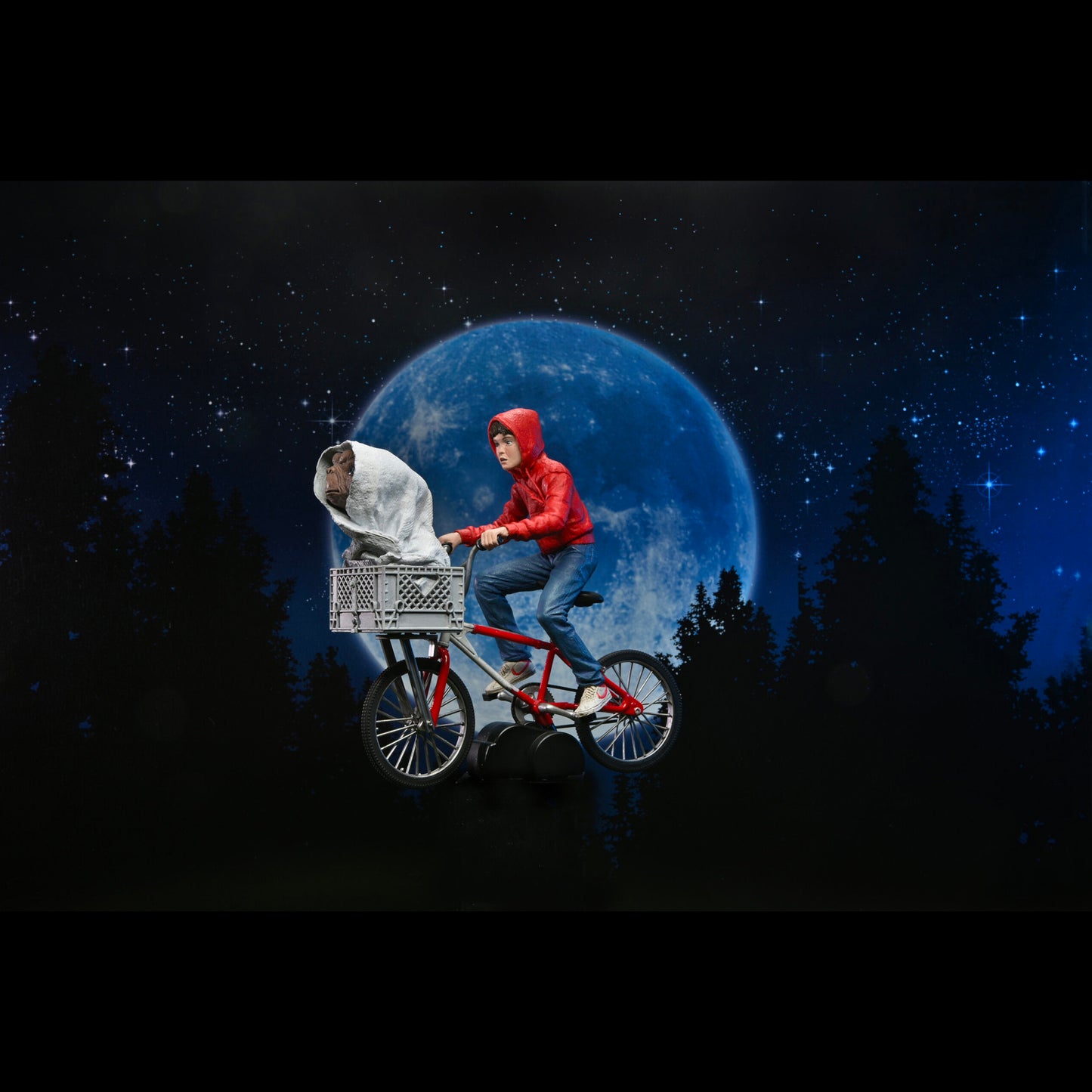 NECA: E.T. - Elliot & E.T. on Bicycle 7" Tall Action Figure