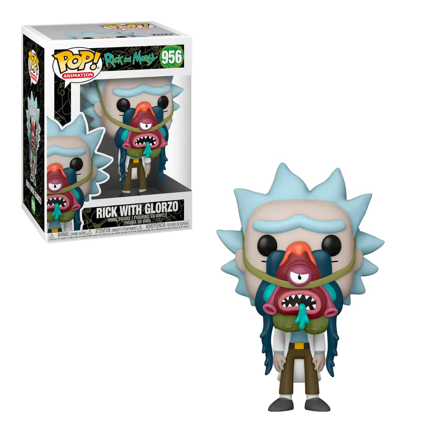 Funko Pop! Animation: Rick And Morty - Rick with Glorzo #956