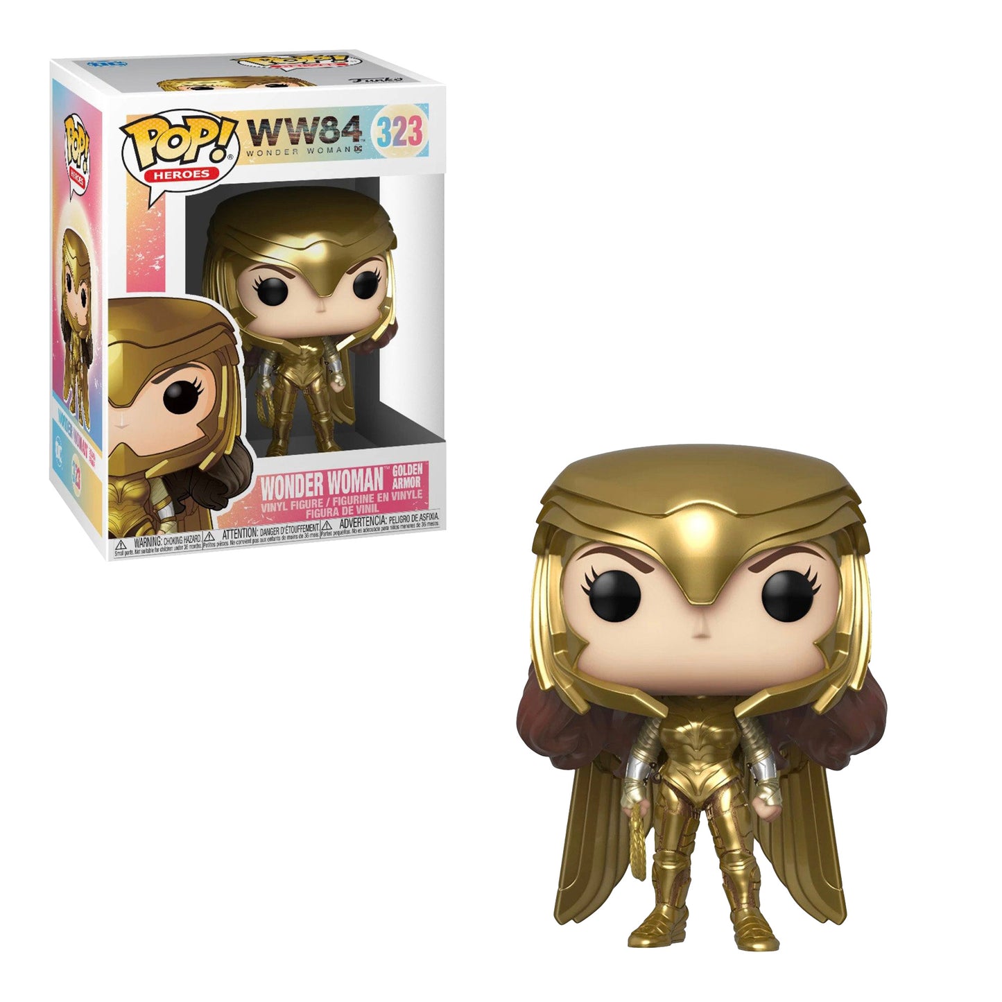 Funko Pop! Heroes: DC - WW84 Wonder Woman Golden Armor #323