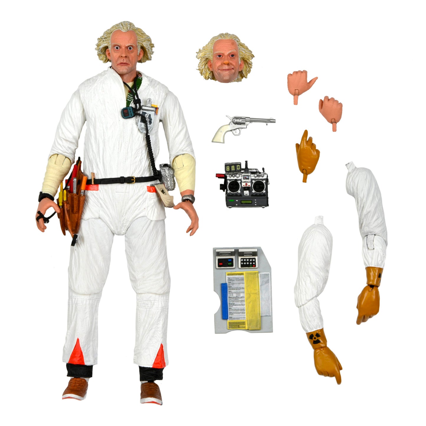 NECA: Back to the Future - Ultimate Doc Brown 1985 7" Tall Action Figure