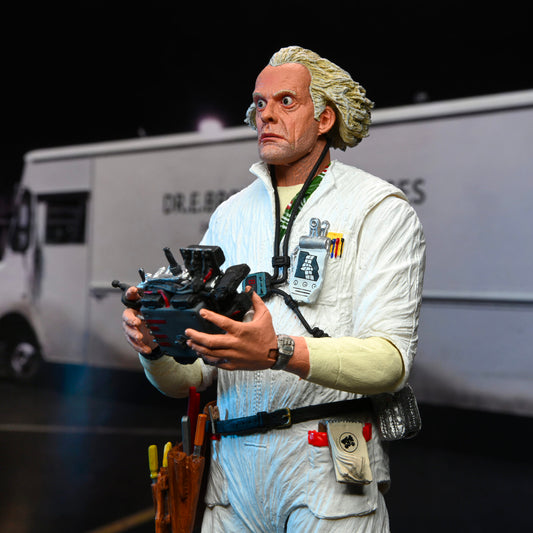 NECA: Back to the Future - Ultimate Doc Brown 1985 7" Tall Action Figure