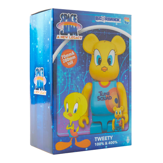 MEDICOM TOY: BE@RBRICK - Tweety Space Jam 100% & 400%