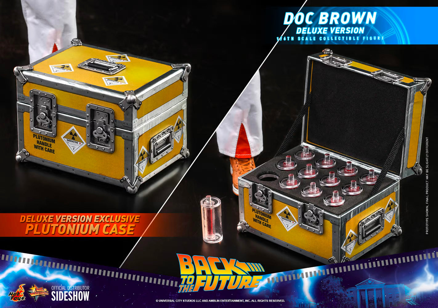 Hot Toys x Sideshow Collectibles: Back to the Future - Doc Brown (Deluxe Version) Sixth Scale Figure