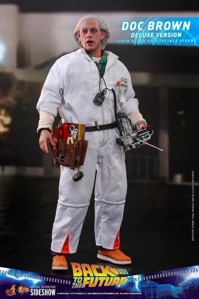 Hot Toys x Sideshow Collectibles: Back to the Future - Doc Brown (Deluxe Version) Sixth Scale Figure