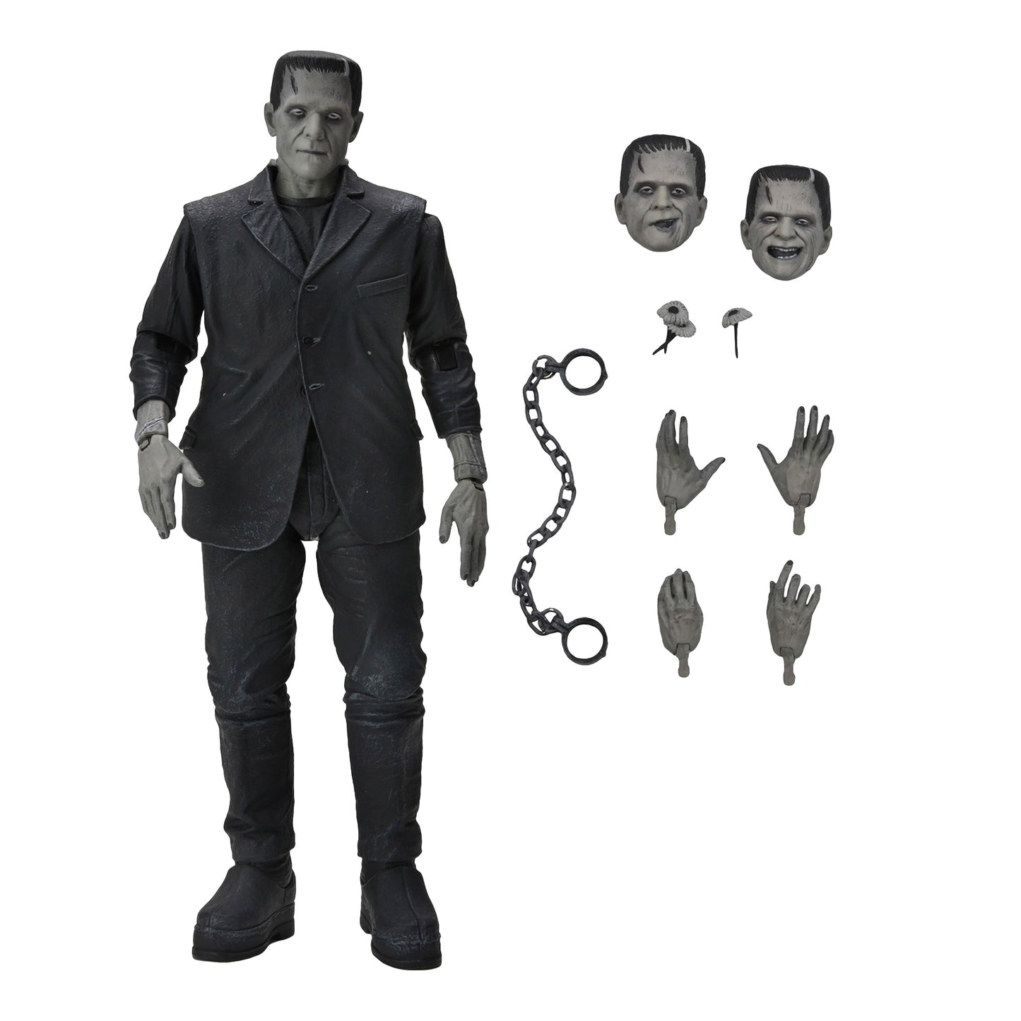 NECA: Ultimate Frankenstein's Monster Black & White 7" Tall Action Figure