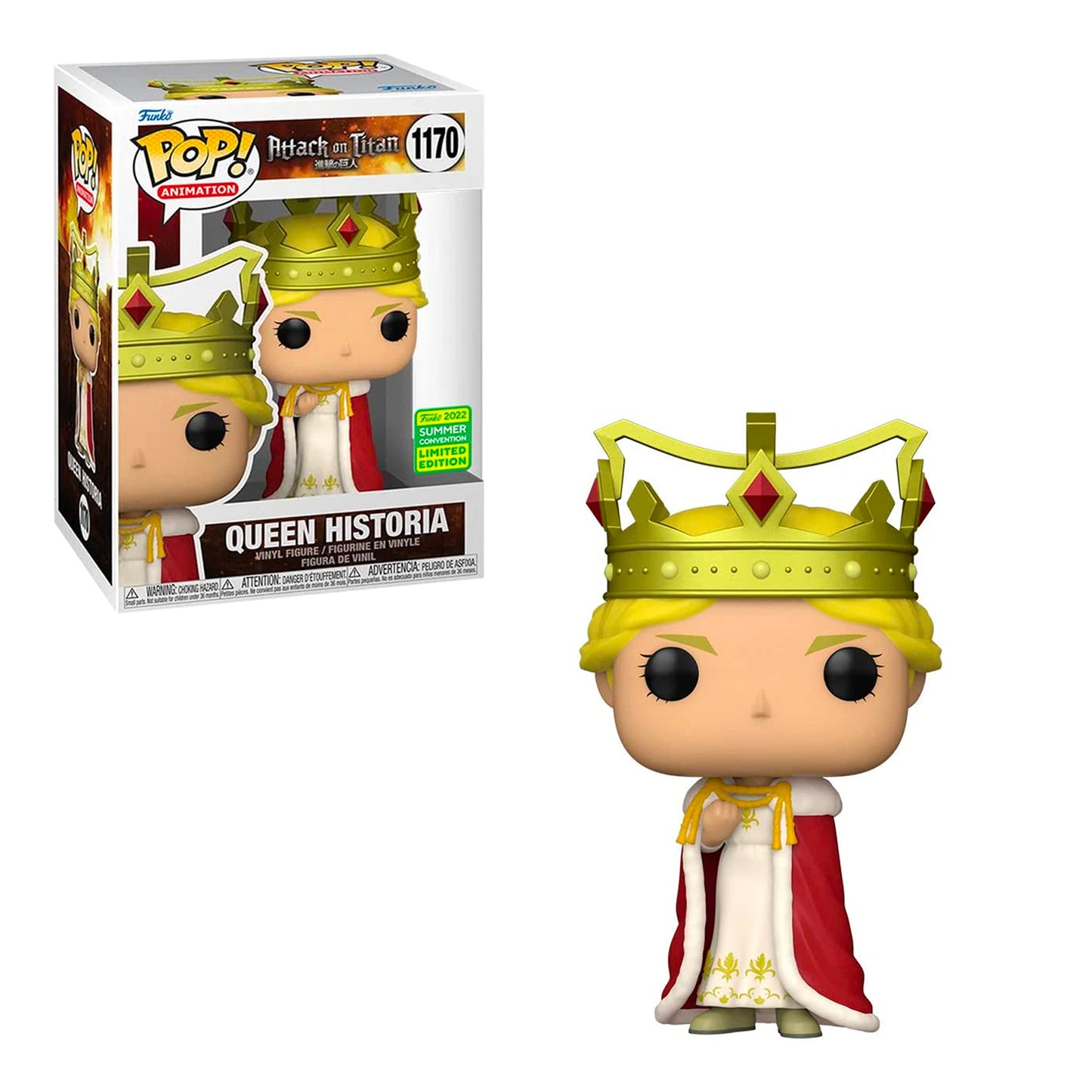 Funko Pop! Animation: Attack on Titan - Queen Historia #1170 2022 Summer Convention Exclusive