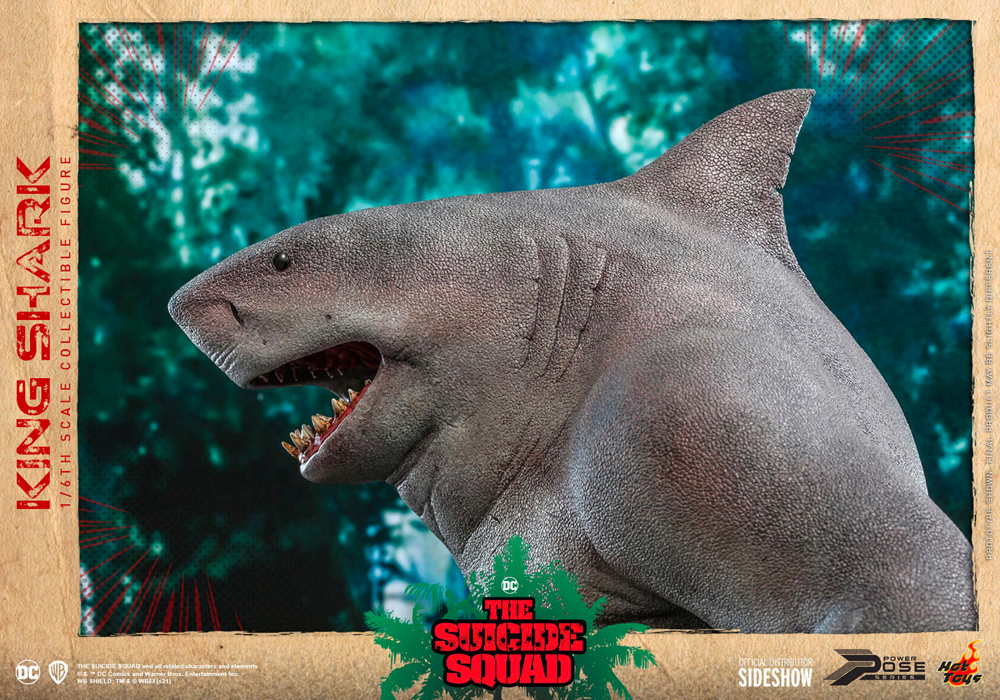 Hot Toys x Sideshow Collectibles: DC - The Suicide Squad - King Shark Sixth Scale Figure