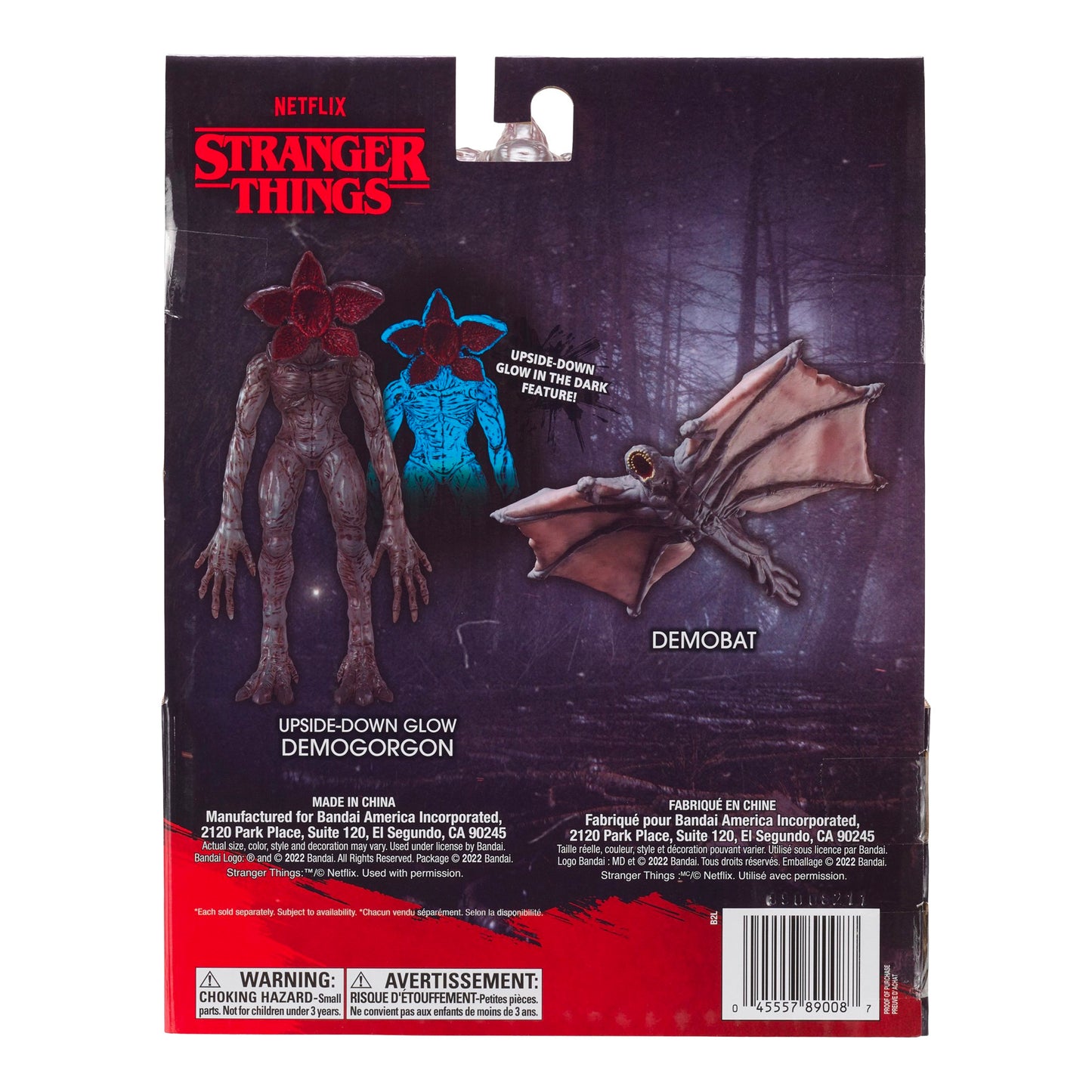 Bandai: Stranger Things - Demogorgon Glow in the Dark 7" Tall Action Figure