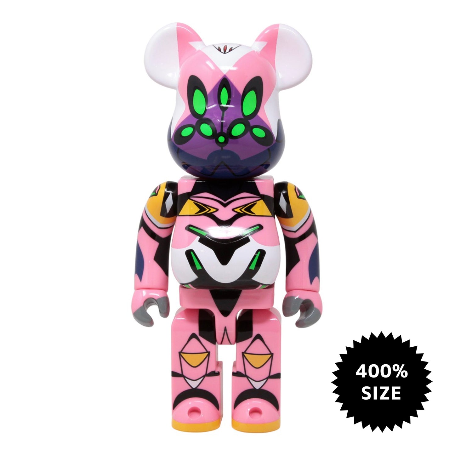 MEDICOM TOY: BE@RBRICK - Evangelion Eva 08 Gloss Paint 400%