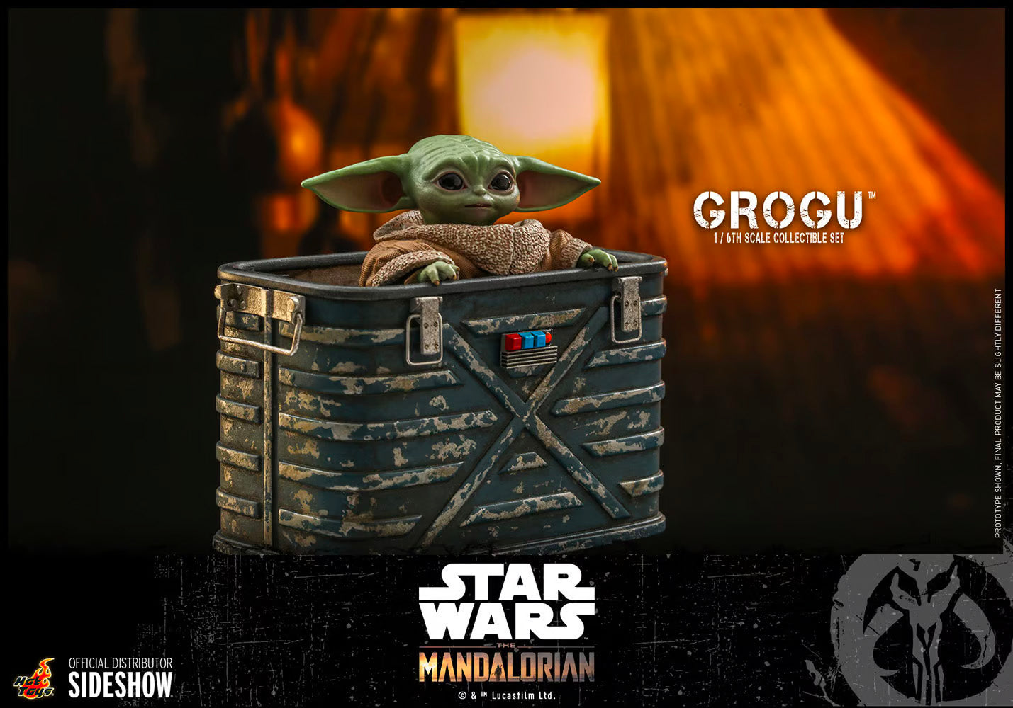 Hot Toys x Sideshow Collectibles: Star Wars - Grogu Sixth Scale Figure Set