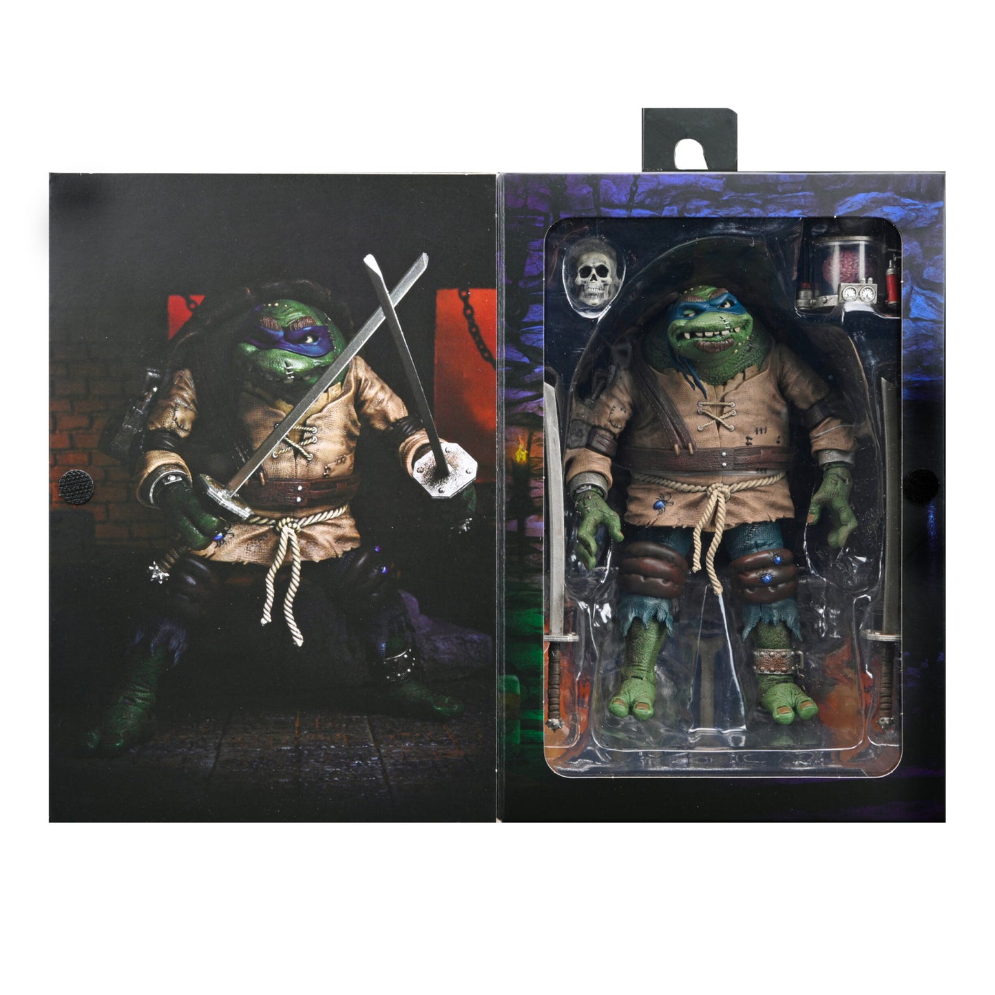 NECA: Universal Monsters x TMNT - Ultimate Leonardo as The Hunchback 7" Tall Action Figure