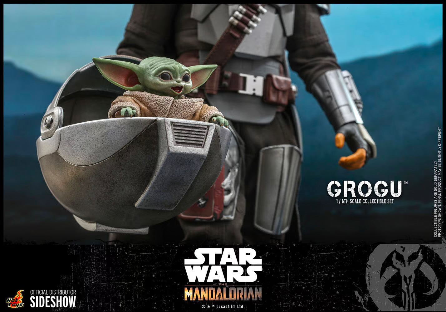 Hot Toys x Sideshow Collectibles: Star Wars - Grogu Sixth Scale Figure Set