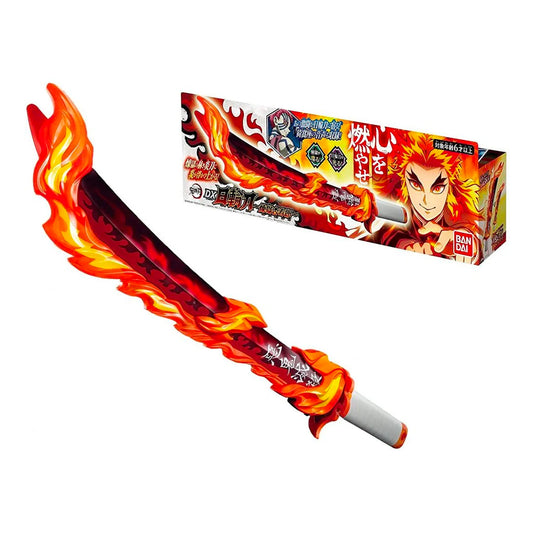 Bandai: Demon Slayer: Kimetsu no Yaiba - DX Nichirin Sword Kyojuro Rengoku Ver. Prop Replica