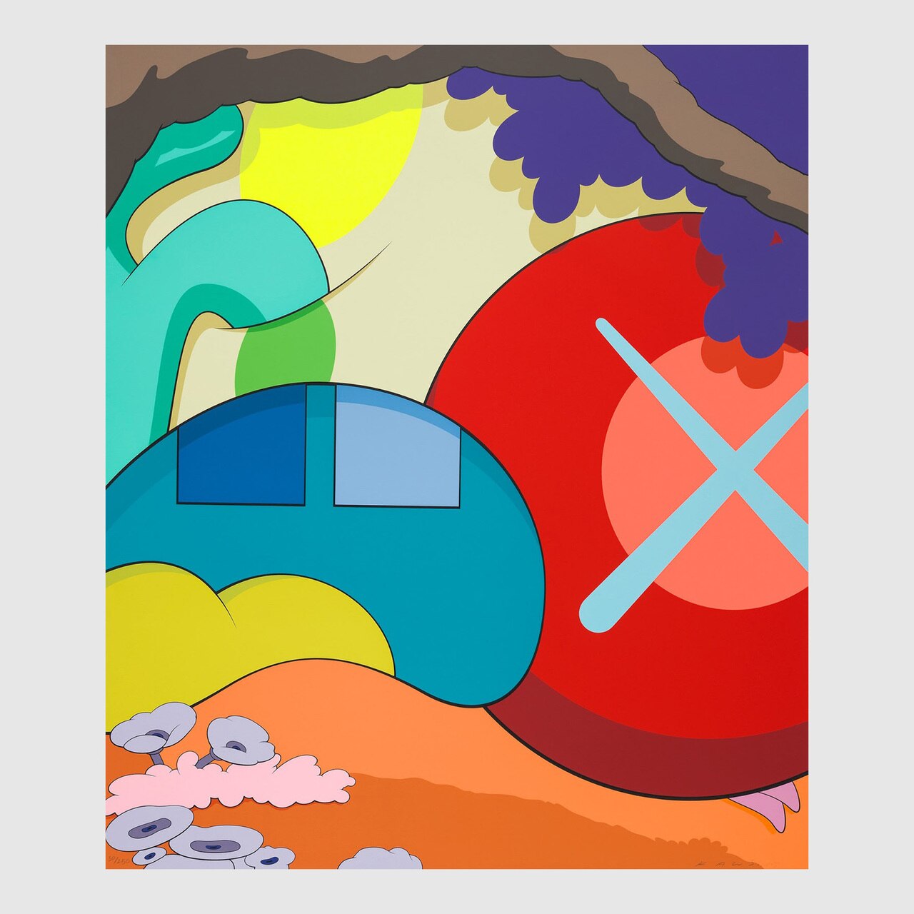 KAWS - You Should Know I Know, 2015 Print (Framed)