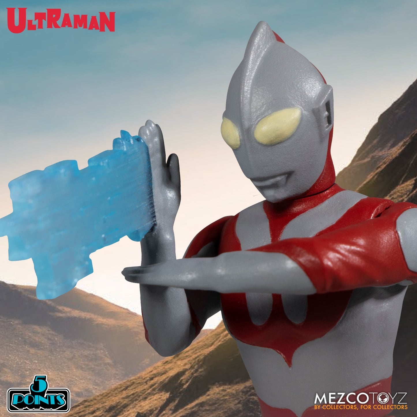 MEZCO TOYZ: 5 Points - Ultraman & Red King Boxed Set 3.75" Tall Figure