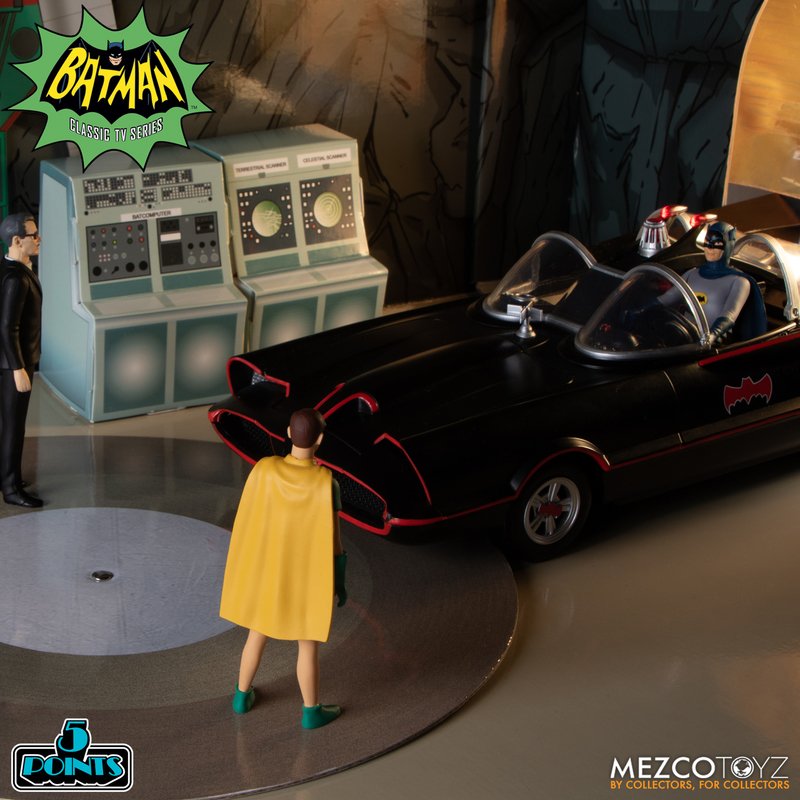 MEZCO TOYZ: 5 Points - Batman (1966): Deluxe Boxed Set