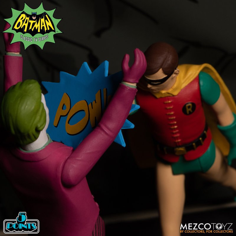 MEZCO TOYZ: 5 Points - Batman (1966): Deluxe Boxed Set