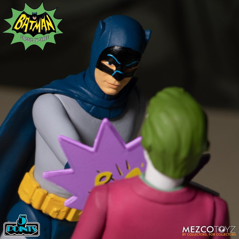 MEZCO TOYZ: 5 Points - Batman (1966): Deluxe Boxed Set