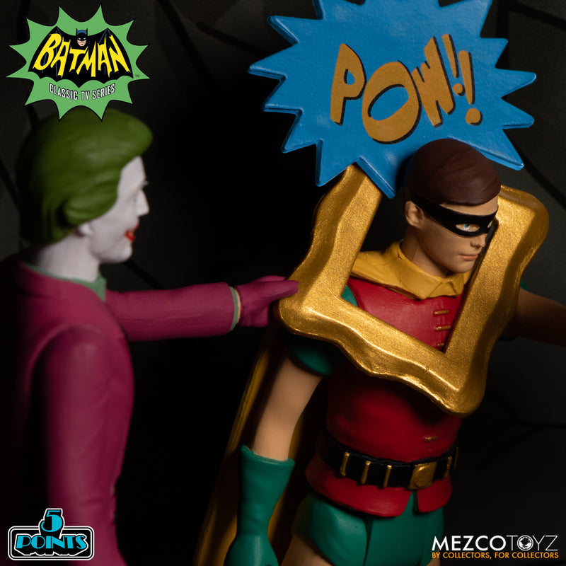 MEZCO TOYZ: 5 Points - Batman (1966): Deluxe Boxed Set