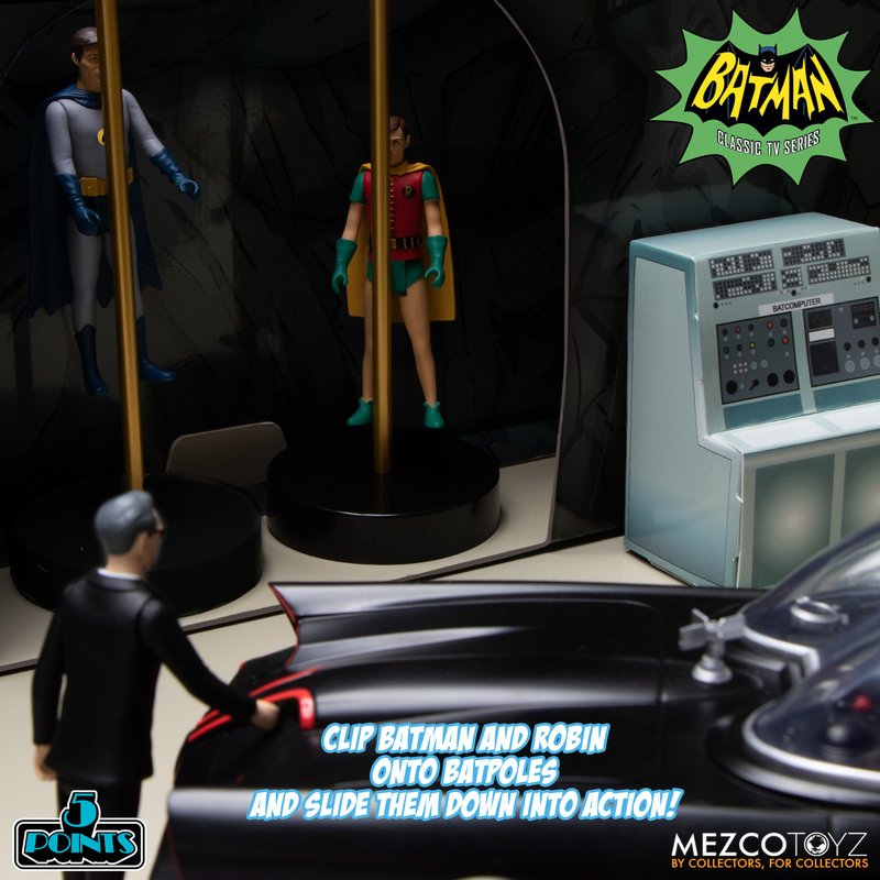 MEZCO TOYZ: 5 Points - Batman (1966): Deluxe Boxed Set