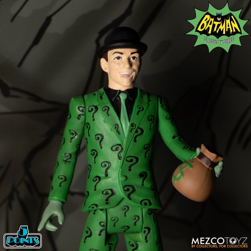 MEZCO TOYZ: 5 Points - Batman (1966): Deluxe Boxed Set