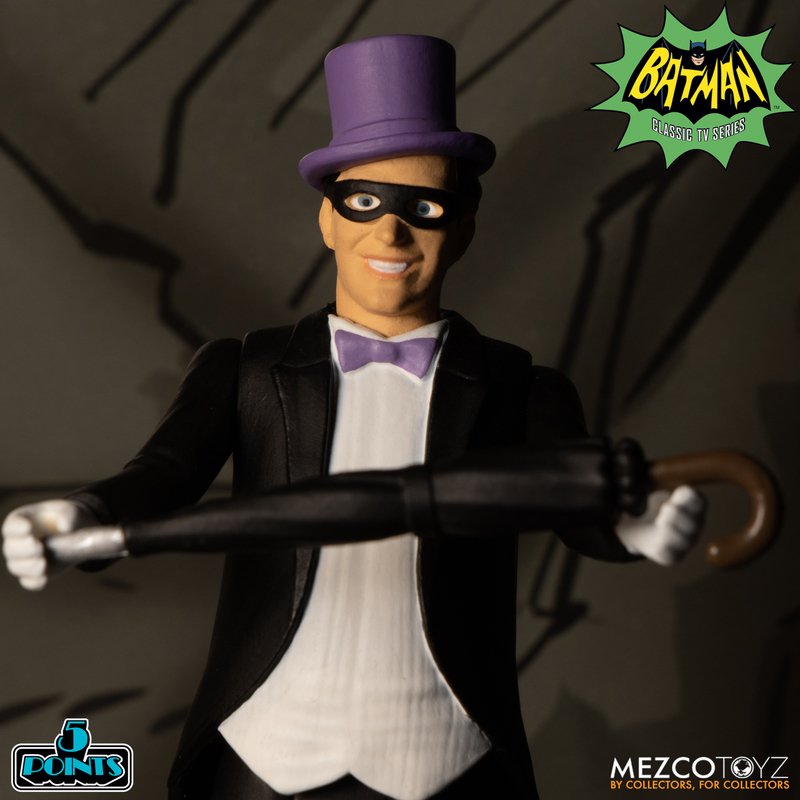 MEZCO TOYZ: 5 Points - Batman (1966): Deluxe Boxed Set