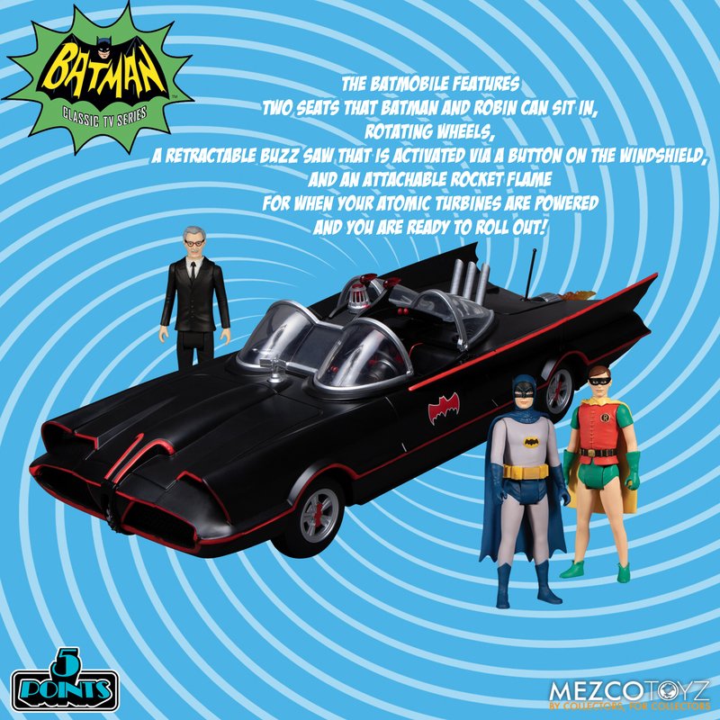 MEZCO TOYZ: 5 Points - Batman (1966): Deluxe Boxed Set