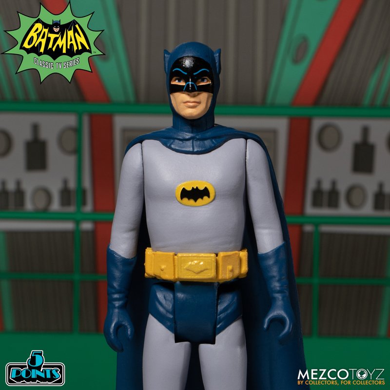 MEZCO TOYZ: 5 Points - Batman (1966): Deluxe Boxed Set