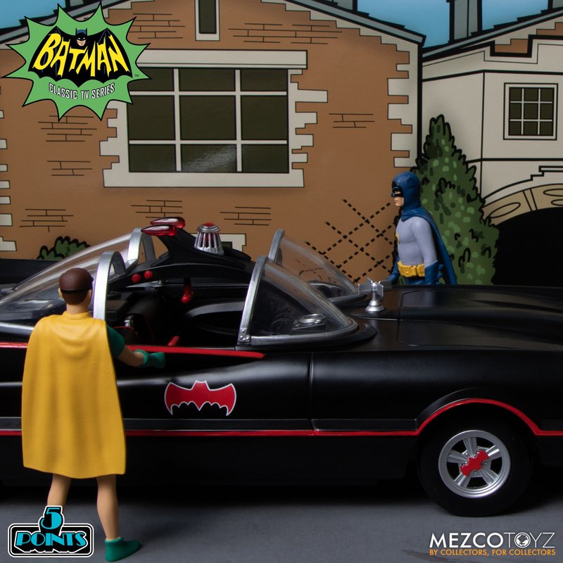 MEZCO TOYZ: 5 Points - Batman (1966): Deluxe Boxed Set