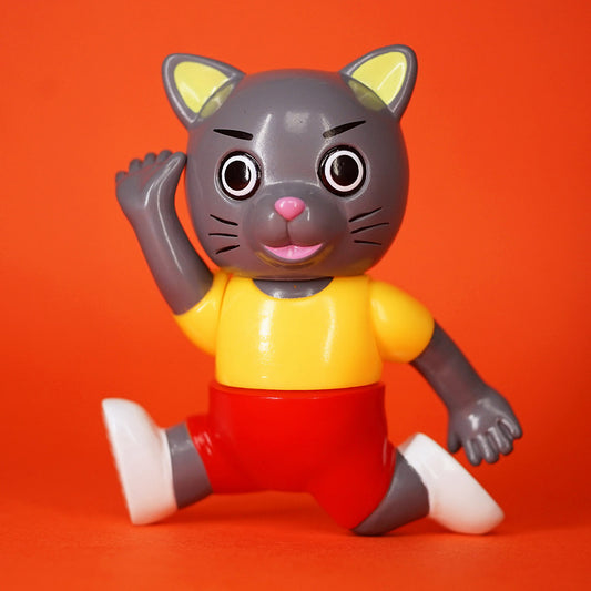 Pointless Island x Awesome Toy - Little Grey Cat PE Class Edition Sofubi Figure