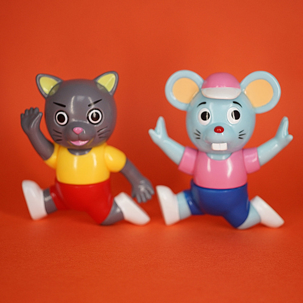 Pointless Island x Awesome Toy - Little Grey Cat PE Class Edition Sofubi Figure