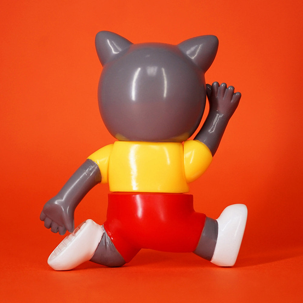 Pointless Island x Awesome Toy - Little Grey Cat PE Class Edition Sofubi Figure