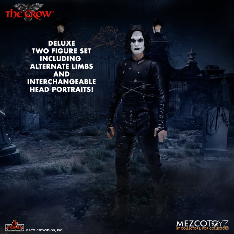 MEZCO TOYZ: 5 Points - The Crow Deluxe Figure Set