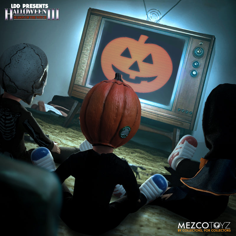 MEZCO TOYZ: LDD Presents - Halloween III: Season of the Witch Trick-or-Treaters Boxed Set