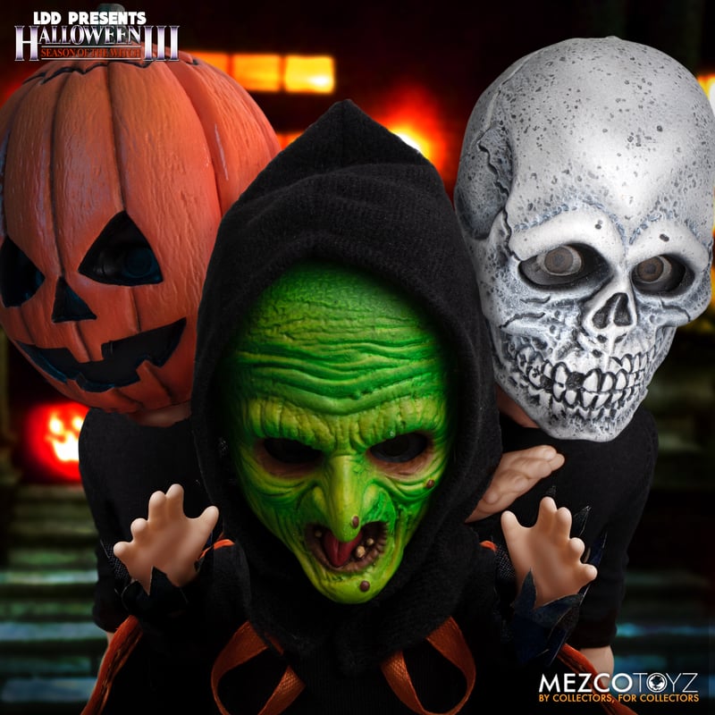 MEZCO TOYZ: LDD Presents - Halloween III: Season of the Witch Trick-or-Treaters Boxed Set