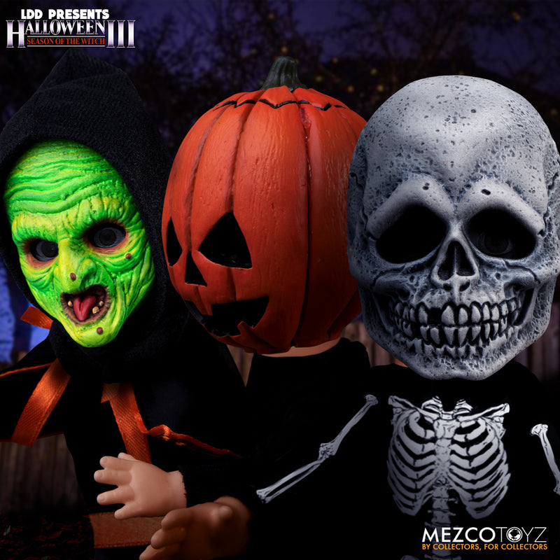 MEZCO TOYZ: LDD Presents - Halloween III: Season of the Witch Trick-or-Treaters Boxed Set