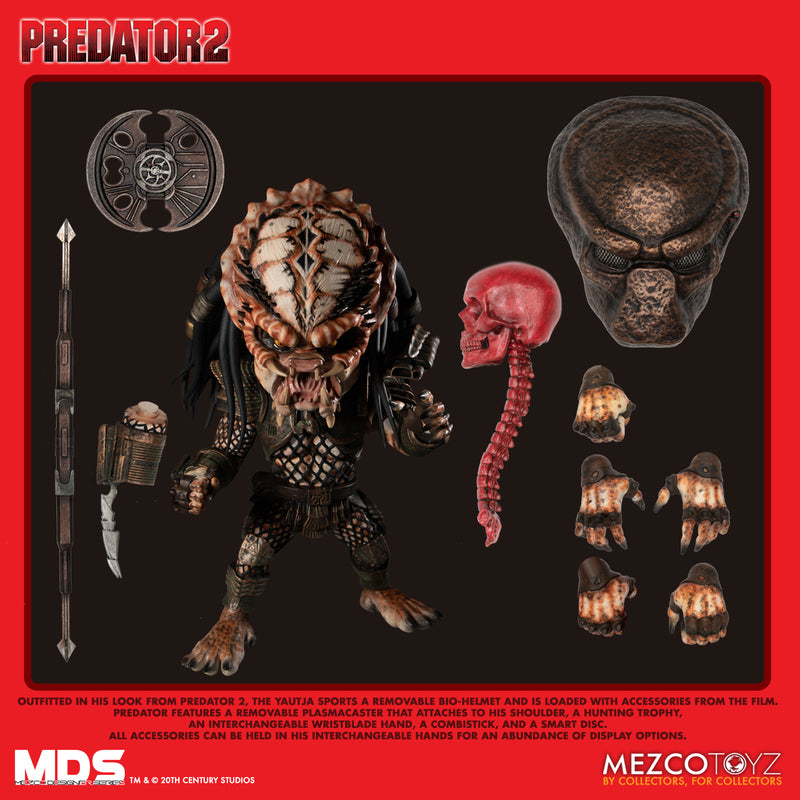 MEZCO TOYZ: Predator 2 - Deluxe City Hunter 7" Tall Figure